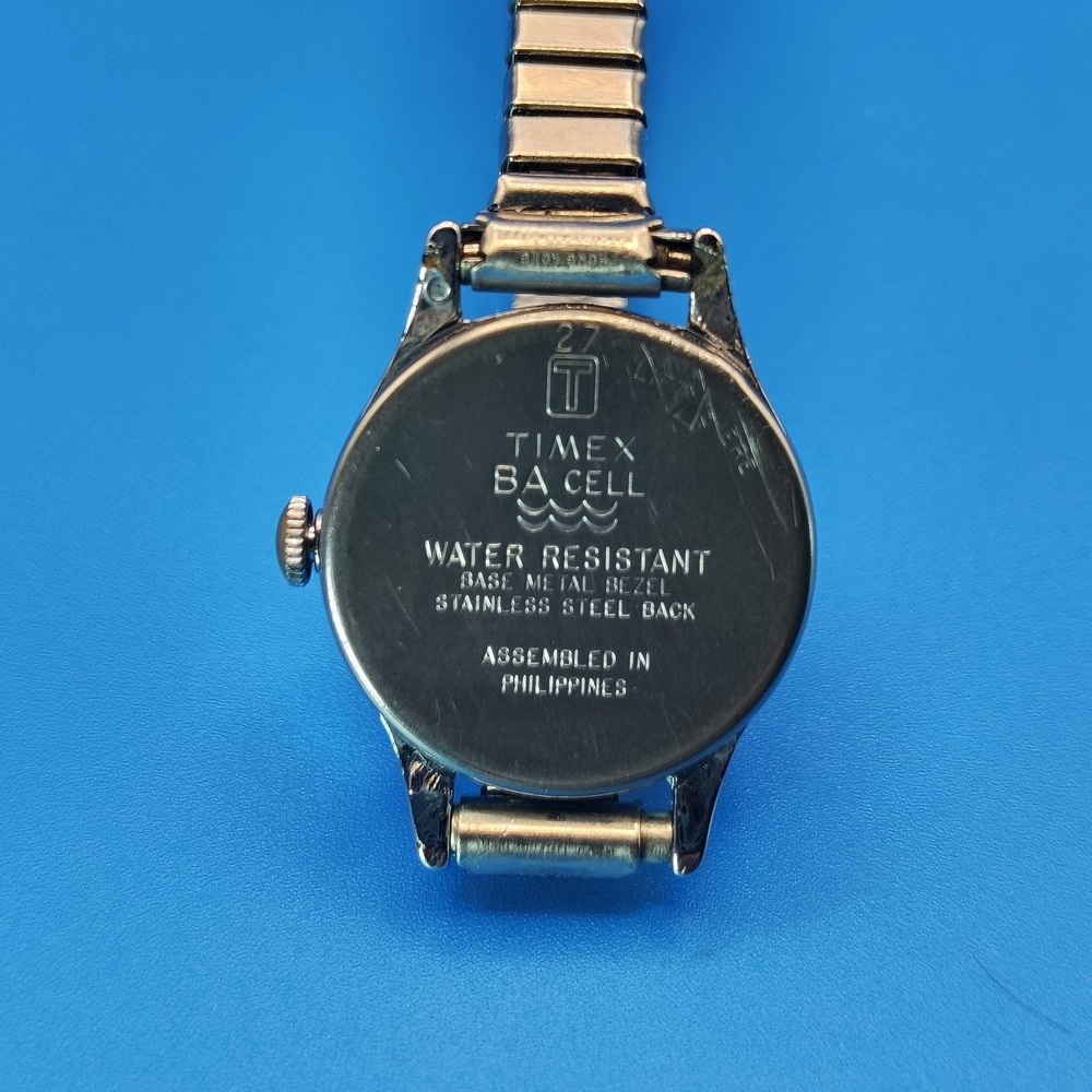Vintage 1995 Timex 20mm Women's Stainless Steel‎ Quartz Cocktail Watch Restored - Picture 5 of 8